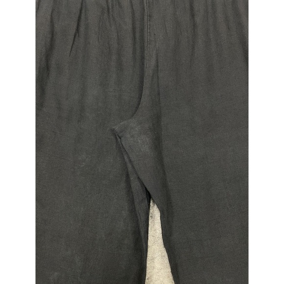 Not Perfect Linen Genova Pants Black Large - Picture 8 of 16